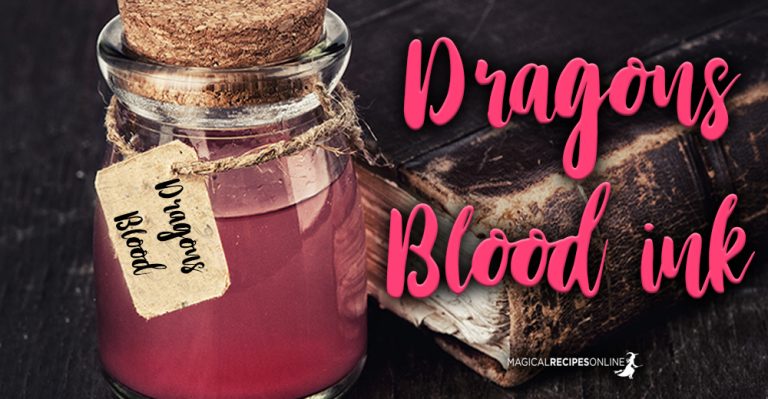 Ancient Ink Formula Recipe: Dragon’s Blood ink