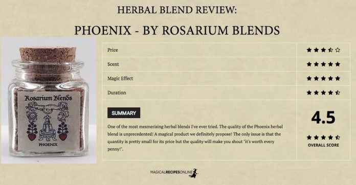 Review: 'Phoenix herbal blend' of Rosarium Blends