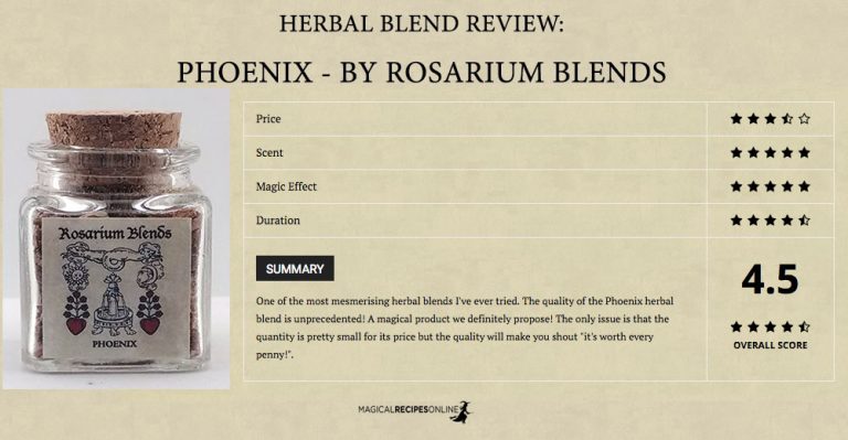 Review: ‘Phoenix herbal blend’ of Rosarium Blends