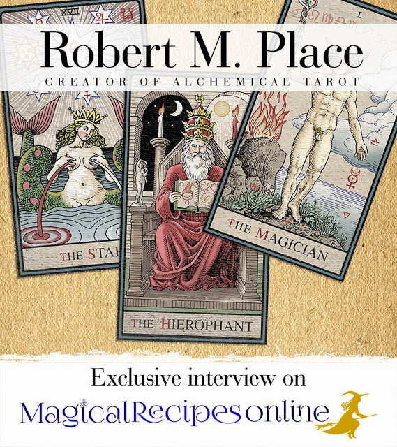 Interview with Robert M. Place, the creator of Alchemical Tarot & the Burning Serpent Oracle