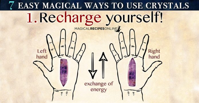 7 Easy Magical Ways to Use Crystals in your life