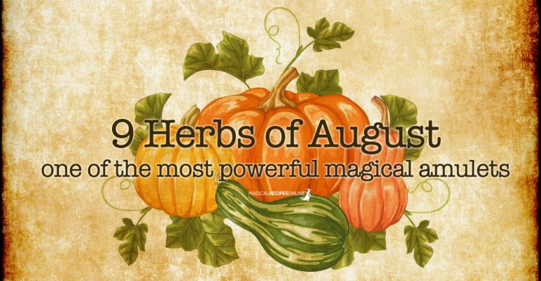 Ultimate Magical Charm: 9 Herbs of August