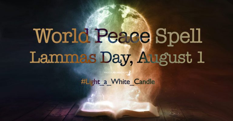 World Peace Spell – Light a White Candle on Lammas Day