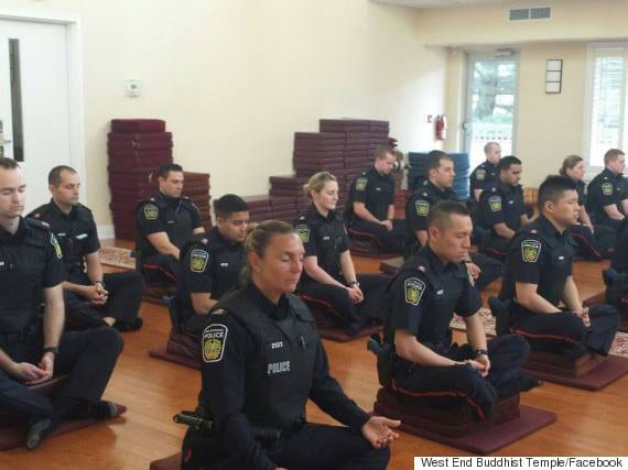 Canada’s Ontario Police officers are Meditating