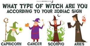 Zodiac Signs And Types Of Witches Magical Recipes Online