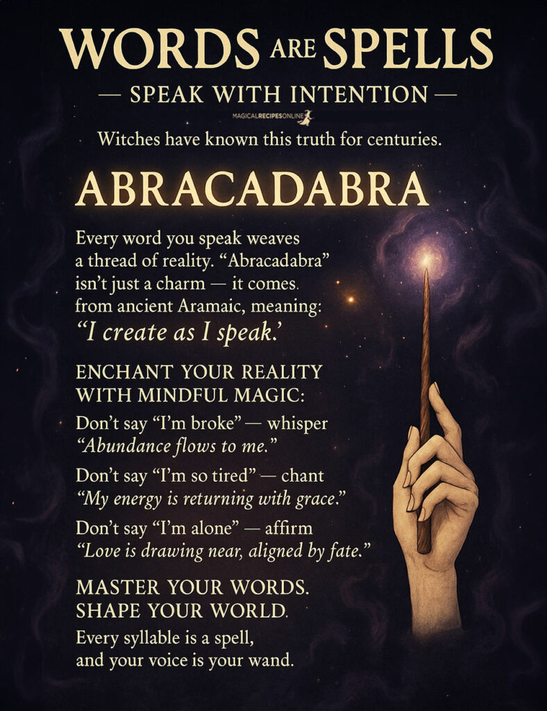 Magic Words: ABRACADABRA