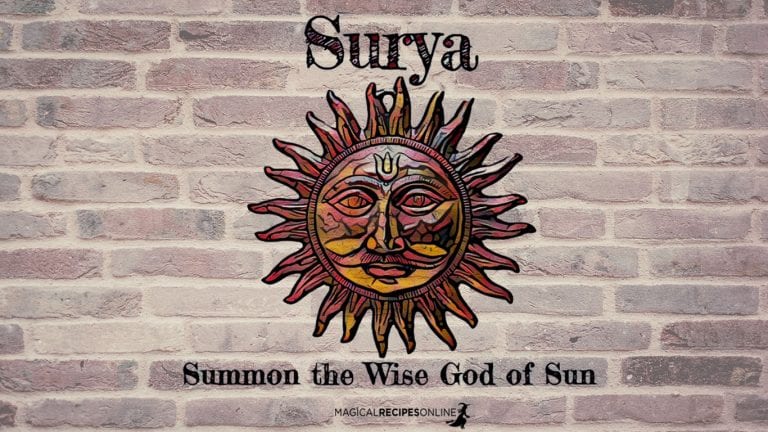 Surya, Hindu God of Sun