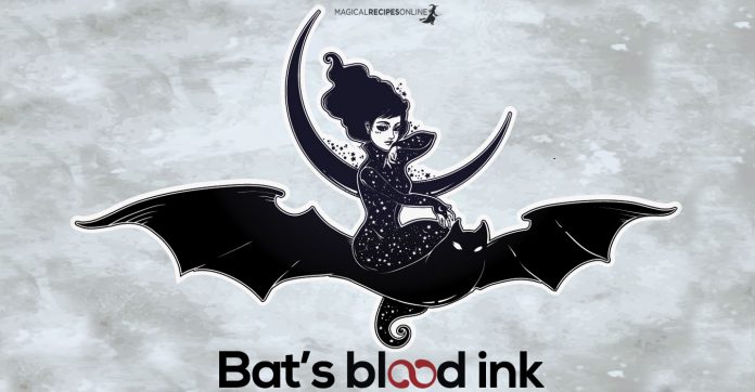 bat's blood ink
