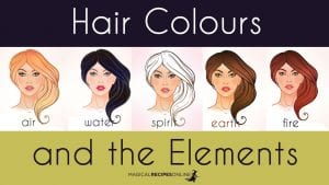 Hair colour and the Elements