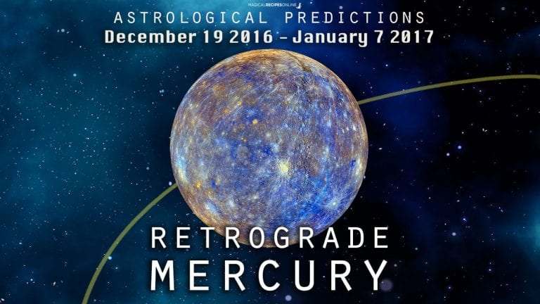 Retrograde Mercury: December 19 – January 7 2017