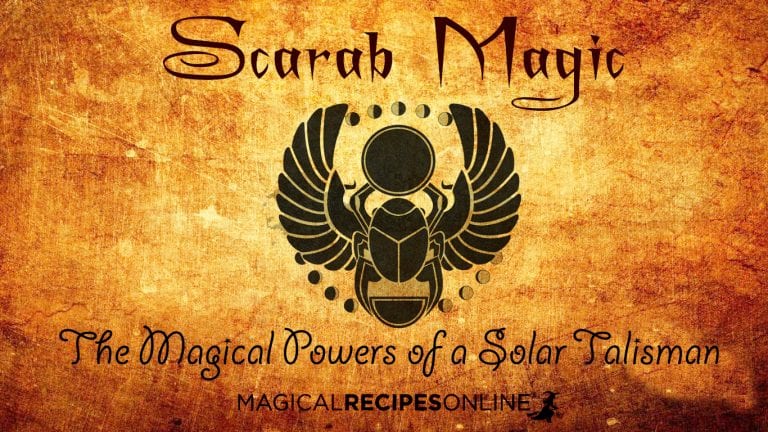 Magic Symbols: Scarab , the solar Talisman