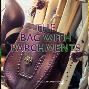 bag with parchments