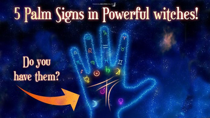 5 palm signs of powerful witches