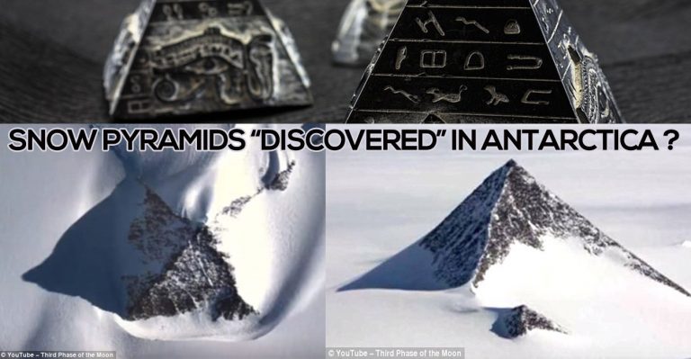 Snow pyramid “discovered” in Antarctica
