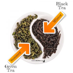 black and green tea magic