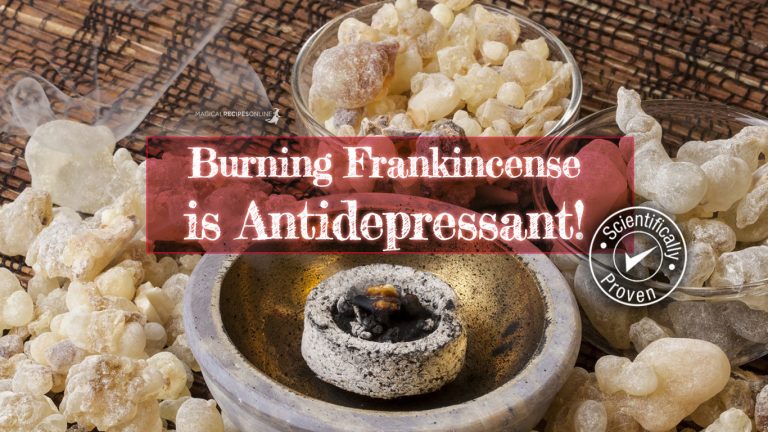 Burning Frankincense is Antidepressant