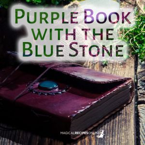 purple book with blue stone quiz