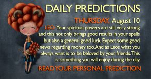 daily predictions horoscope august 10 2017