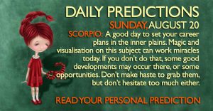 august 20 astrology predictions daily horoscope