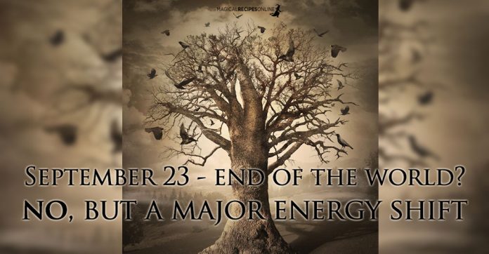 World End in September 23 2017? No, but a Major Energy Shift