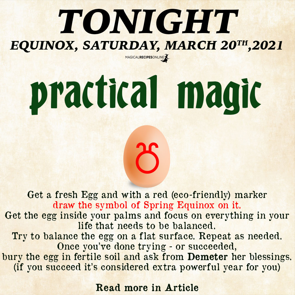 egg balancing practical magic