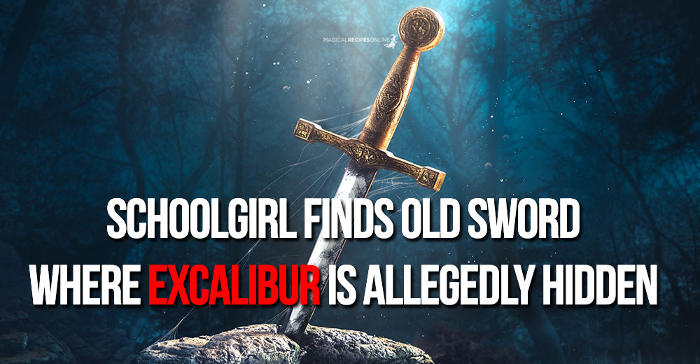real excalibur found by girl