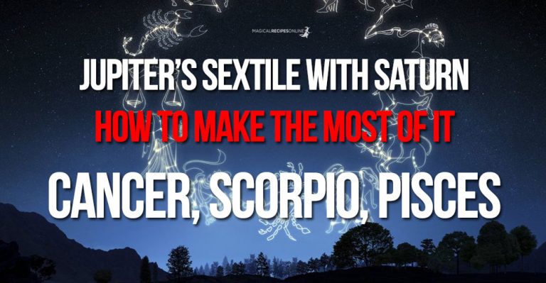 Jupiter’s and Saturn’s sextile – The Water Signs