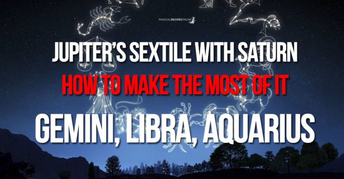 Jupiter’s and Saturn’s sextile and The Air Signs