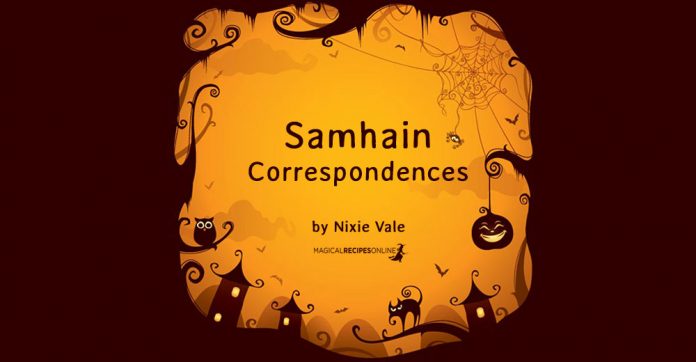 Samhain Correspondences