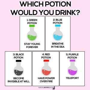 Which Potion Would You Drink ? 