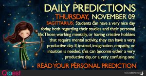NOVEMBER 09 DAILY PREDICTIONS ASTROLOGY HOROSCOPES