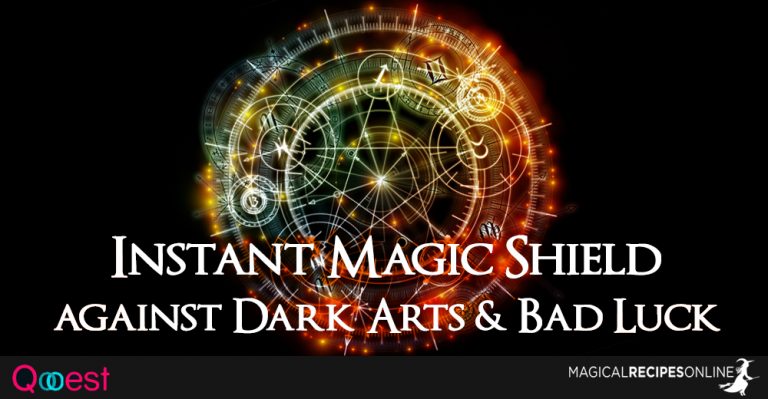 Instant Magic Shield against Dark Arts & Bad Luck