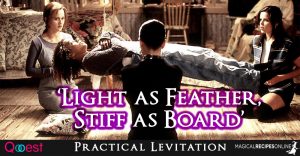 Levitation that Works: "Light as Feather, Stiff as Board"