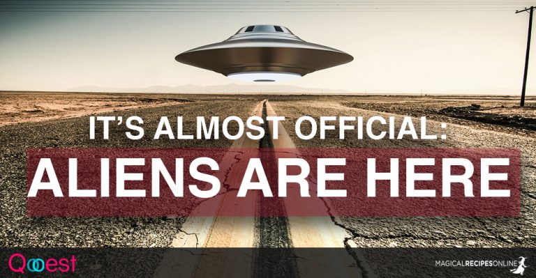 It’s Almost Official: UFOs are Real. Aliens are Here.