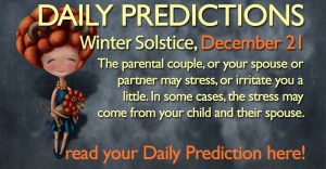 Daily Predictions for Thursday, 21 December 2017