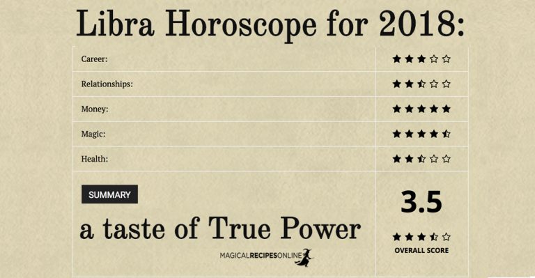 Libra Horoscope for 2018: a taste of True Power