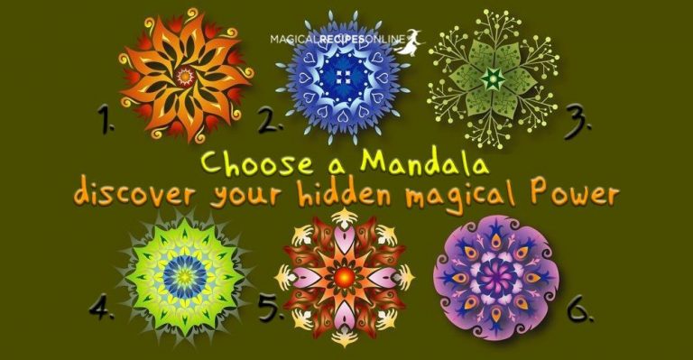 Choose a mandala & discover your hidden magical power