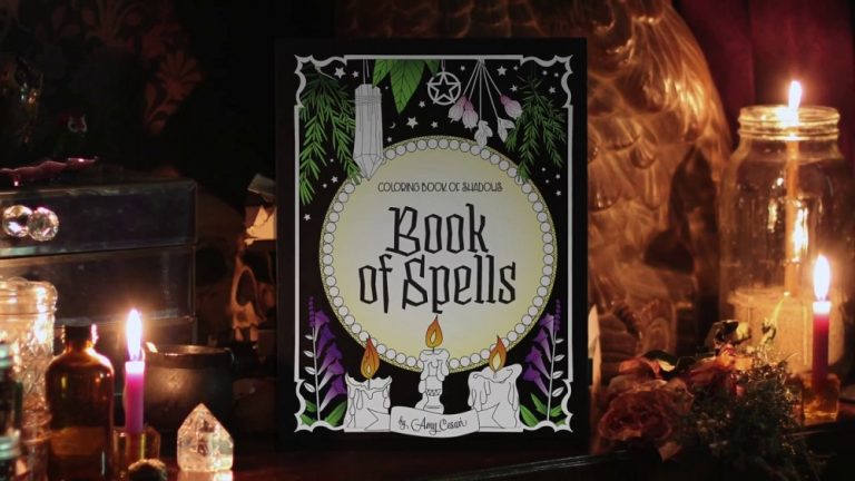 Coloring Book of Shadows: Book of Spells