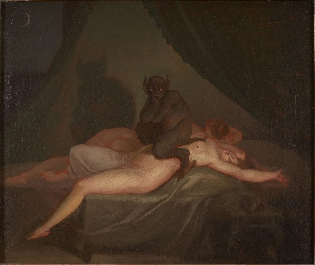 Nightmare (1800) after Henry Fuseli's The Nightmare (1781).