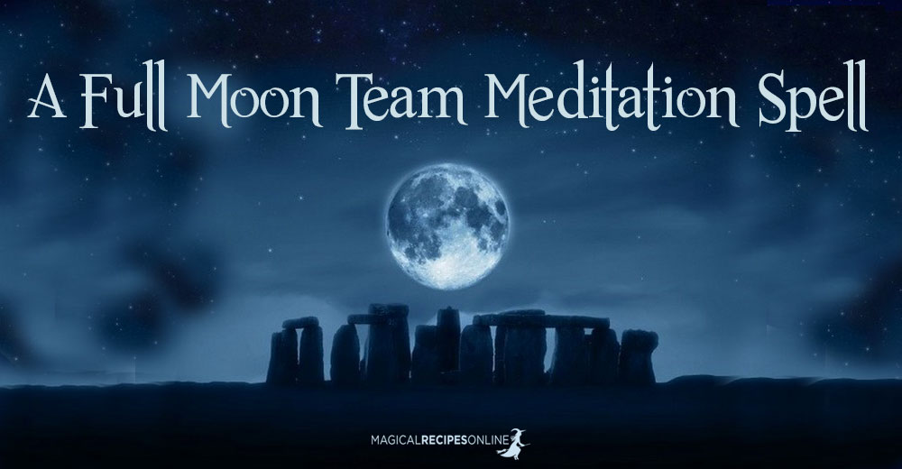 A Full Moon Team Meditation Spell