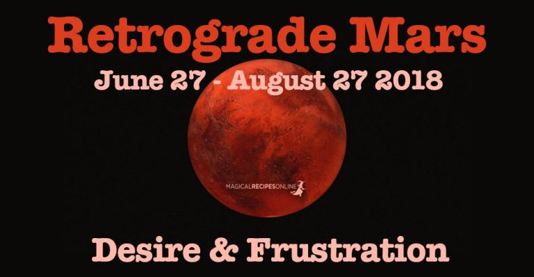 Retrograde Mars: June 27 – August 27 2018