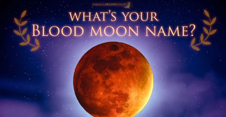 Your Blood Moon Name – November 19, 2021