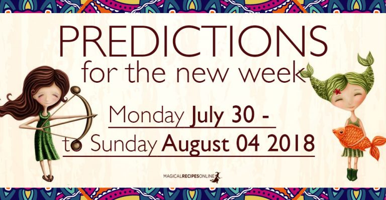 Predictions for the New Week, July 30 – August 04, 2018