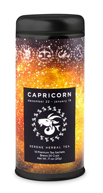 Capricorn Astrology Tea- Serene Herbal: All-Natural, Gluten Free, 24 servings by The Tea Can Company