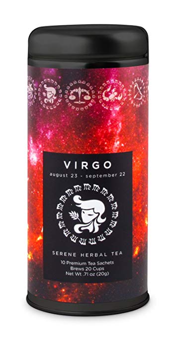 Virgo Astrology Tea- Serene Herbal: All-Natural, Gluten Free, 24 servings The Tea Can Company