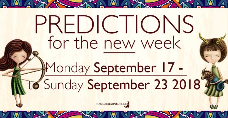 Predictions for the New Week,  September 17 – 23