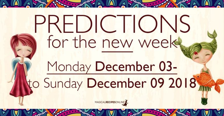 Predictions for the New Week, December 03 – 09, 2018