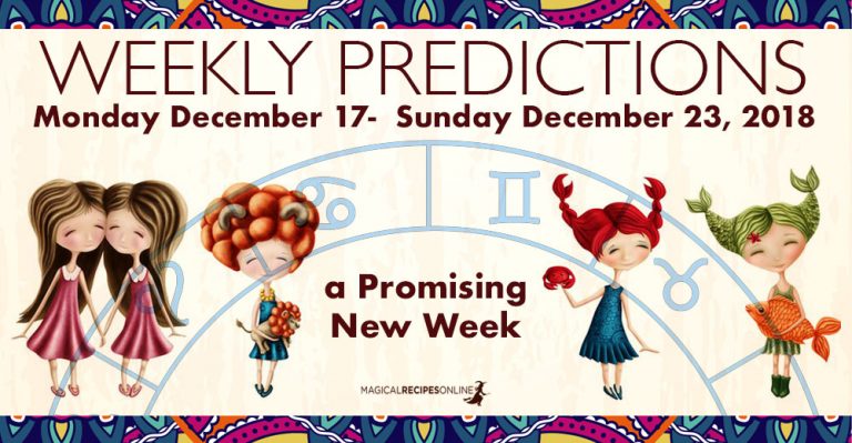 Predictions for the New Week, December 17 – 23, 2018