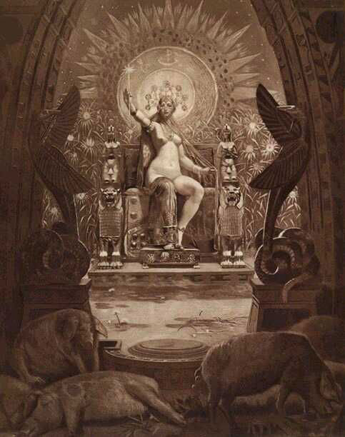 Circe, one of the most powerful witches ever recorded, transformed Odysseus friends into pigs.
