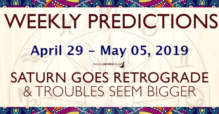 Predictions for the New Week, April 29 – May 05, 2019